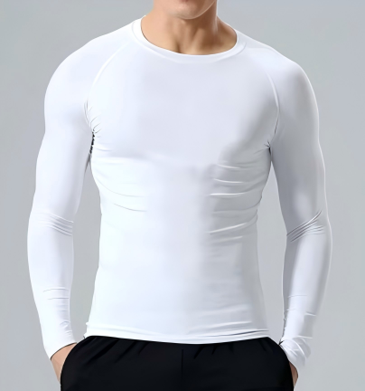 Velocity™ Pro Compression Long Sleeve - Arctic White